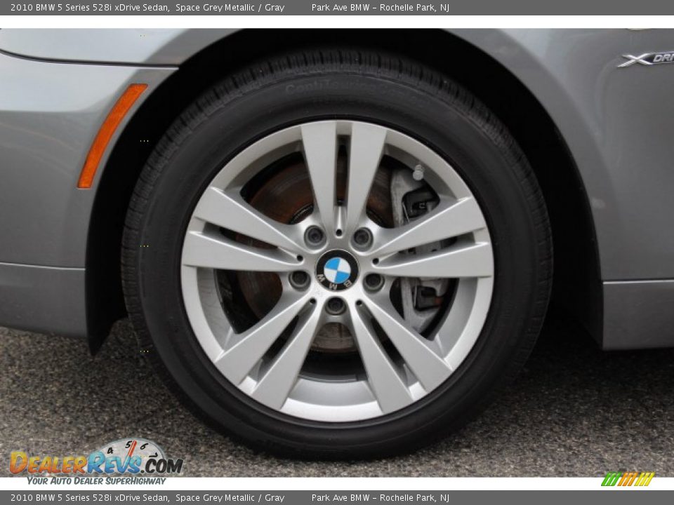2010 BMW 5 Series 528i xDrive Sedan Space Grey Metallic / Gray Photo #31