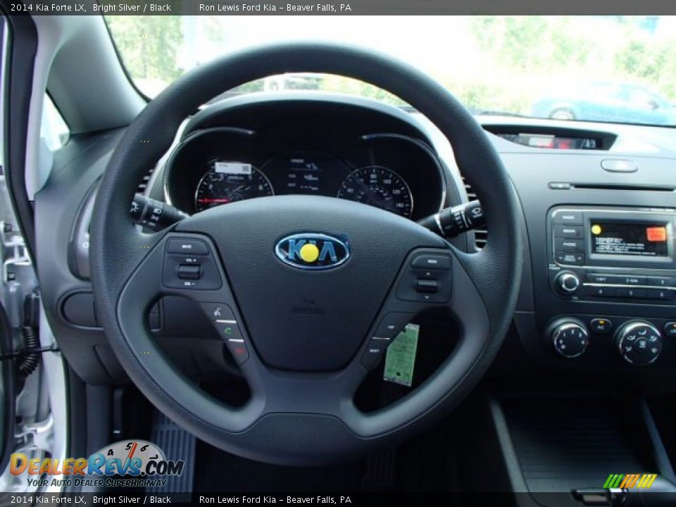 2014 Kia Forte LX Bright Silver / Black Photo #19