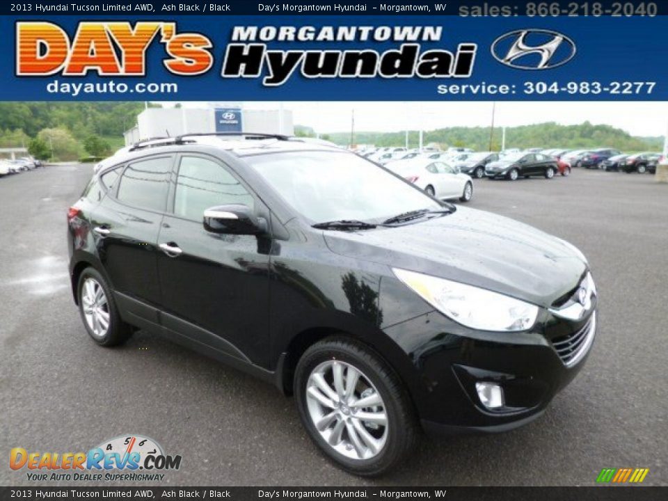 2013 Hyundai Tucson Limited AWD Ash Black / Black Photo #1