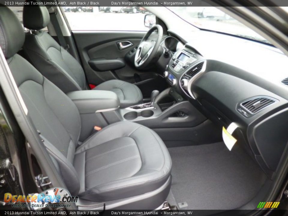 2013 Hyundai Tucson Limited AWD Ash Black / Black Photo #10