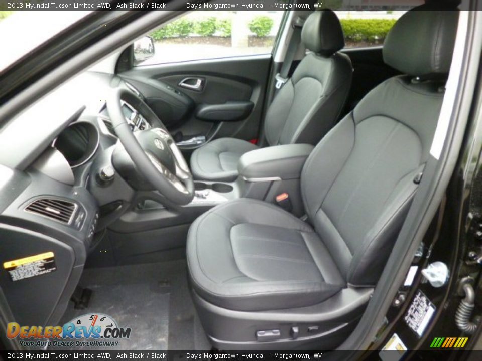 2013 Hyundai Tucson Limited AWD Ash Black / Black Photo #16
