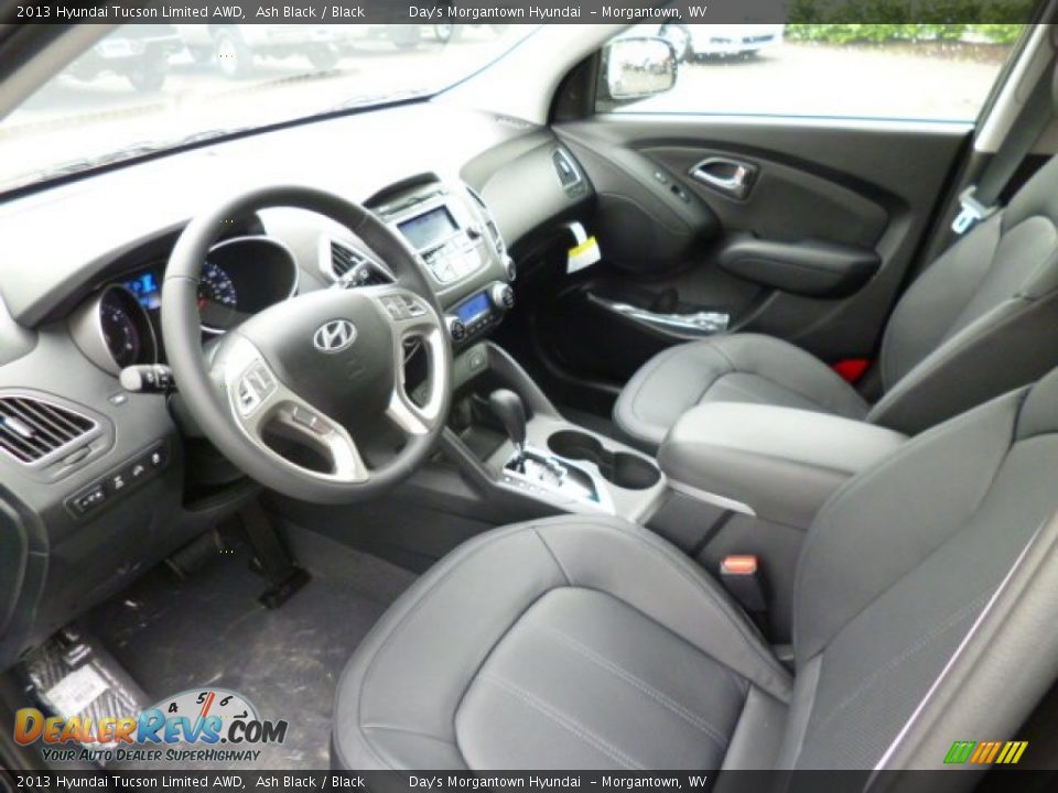 2013 Hyundai Tucson Limited AWD Ash Black / Black Photo #17