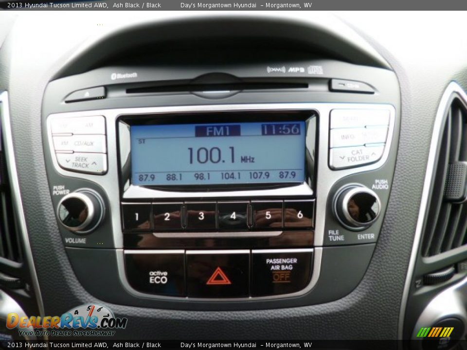 2013 Hyundai Tucson Limited AWD Ash Black / Black Photo #19