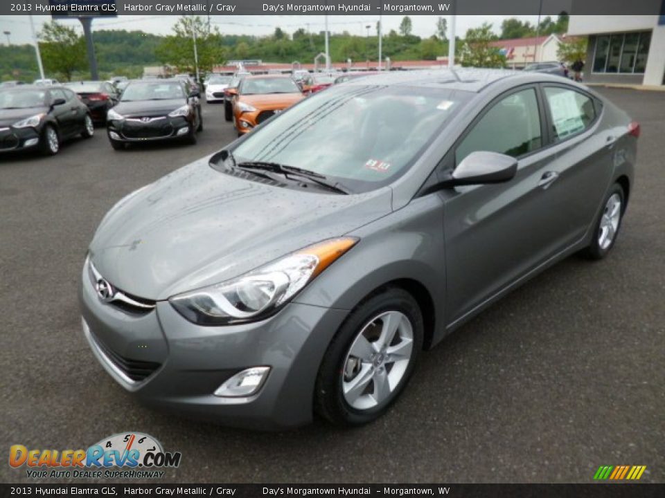 2013 Hyundai Elantra GLS Harbor Gray Metallic / Gray Photo #3