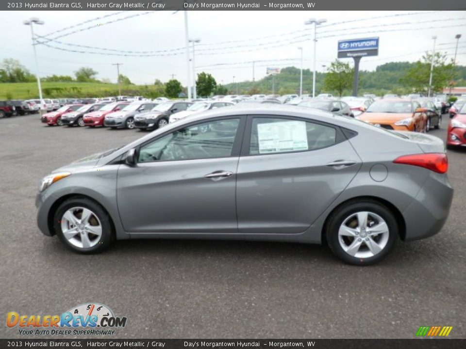 2013 Hyundai Elantra GLS Harbor Gray Metallic / Gray Photo #4
