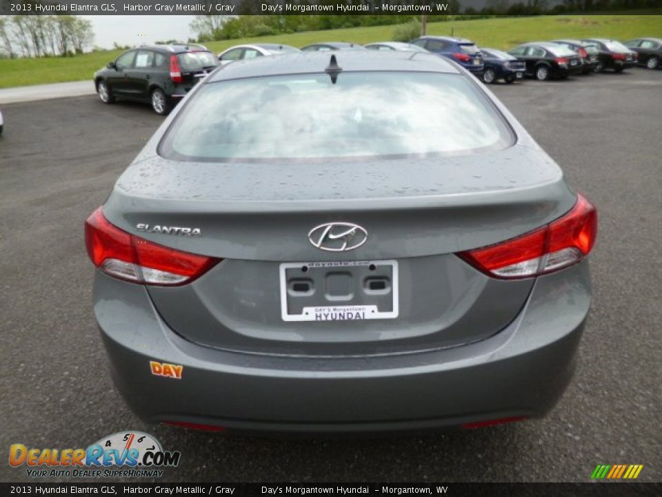 2013 Hyundai Elantra GLS Harbor Gray Metallic / Gray Photo #6