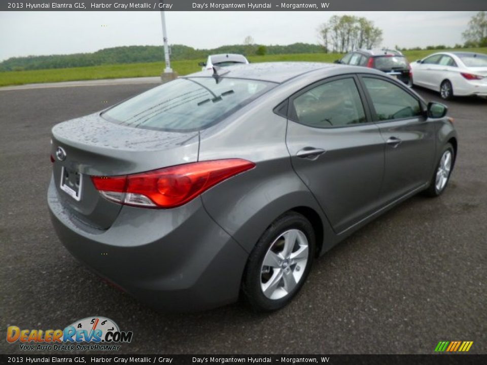 2013 Hyundai Elantra GLS Harbor Gray Metallic / Gray Photo #7