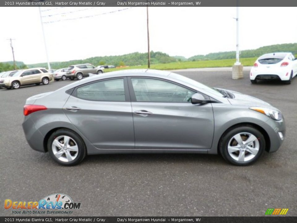 2013 Hyundai Elantra GLS Harbor Gray Metallic / Gray Photo #8