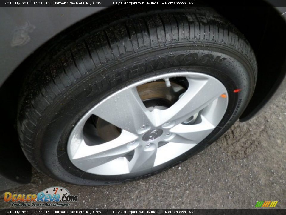 2013 Hyundai Elantra GLS Harbor Gray Metallic / Gray Photo #9