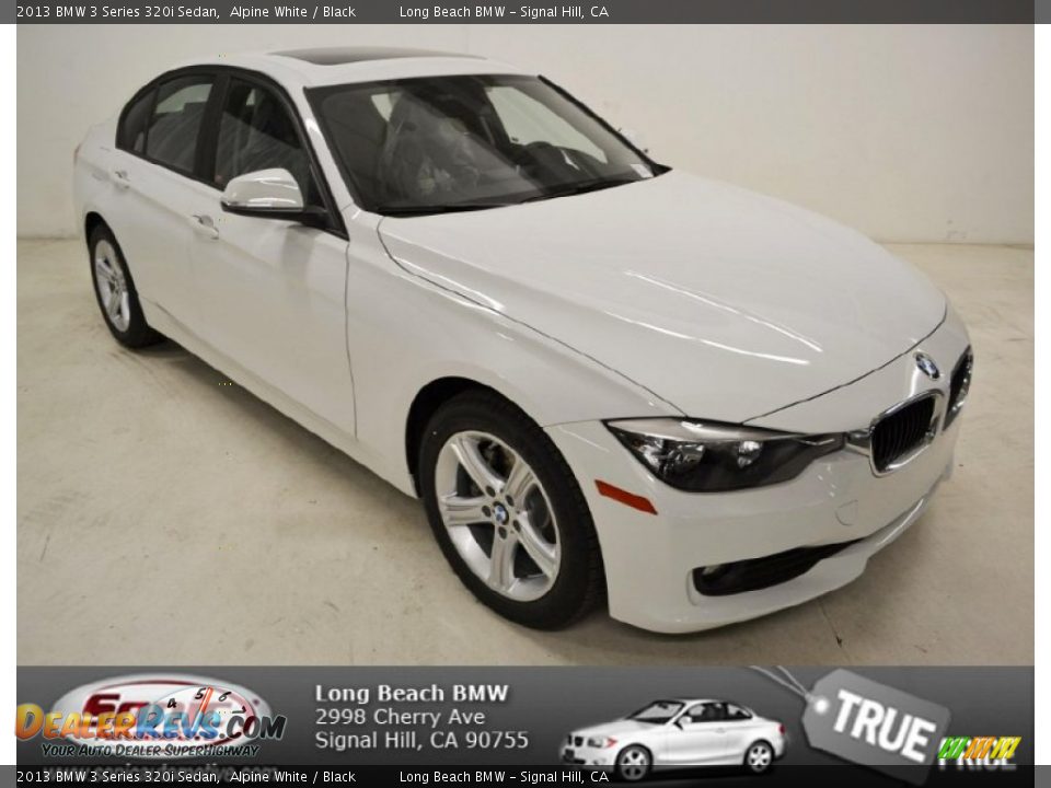 2013 BMW 3 Series 320i Sedan Alpine White / Black Photo #1