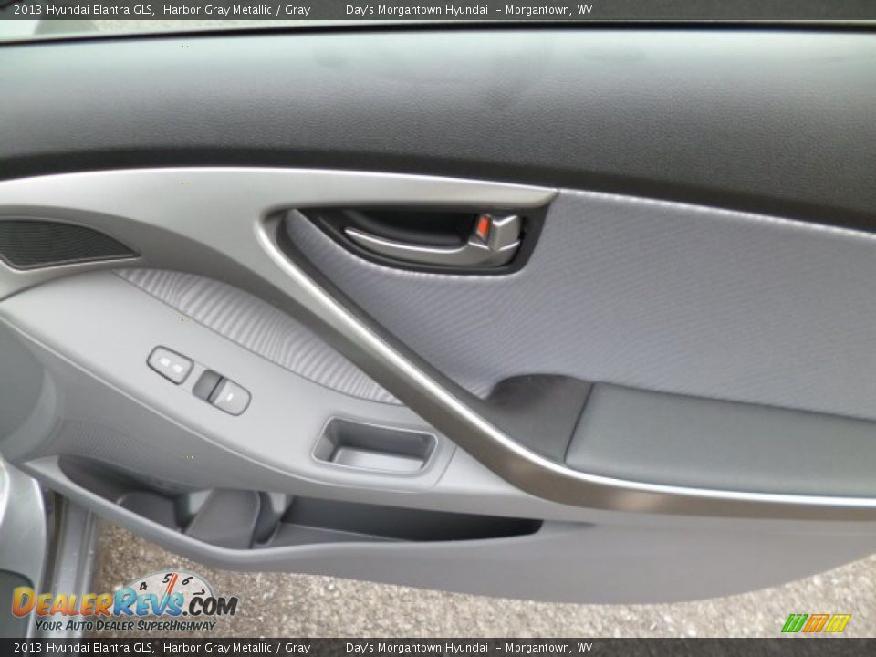 2013 Hyundai Elantra GLS Harbor Gray Metallic / Gray Photo #11