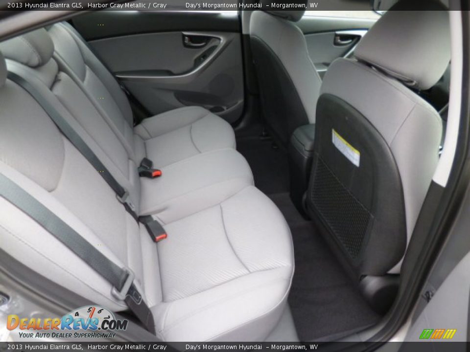 2013 Hyundai Elantra GLS Harbor Gray Metallic / Gray Photo #12