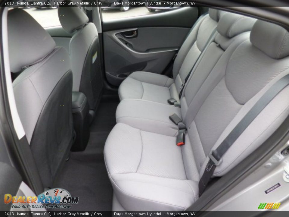 2013 Hyundai Elantra GLS Harbor Gray Metallic / Gray Photo #13