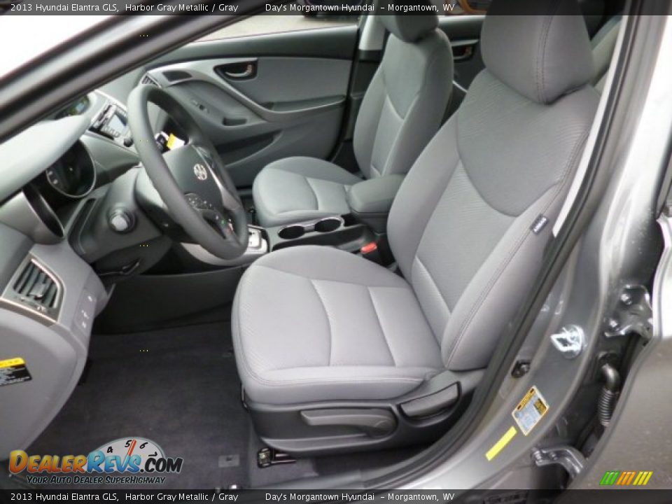 2013 Hyundai Elantra GLS Harbor Gray Metallic / Gray Photo #15