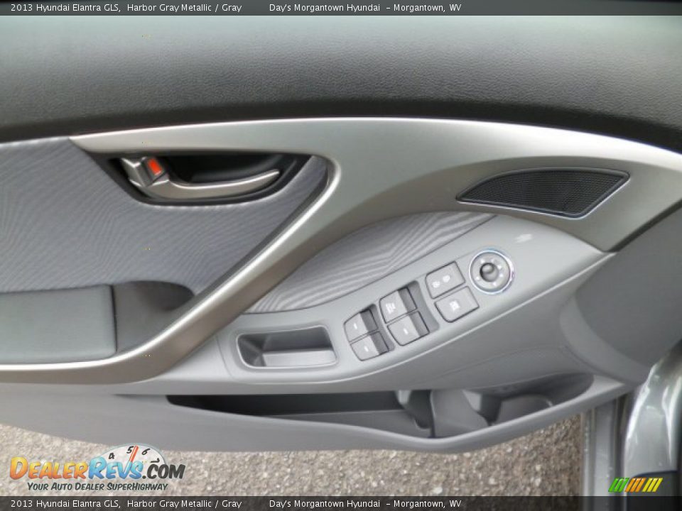 2013 Hyundai Elantra GLS Harbor Gray Metallic / Gray Photo #17