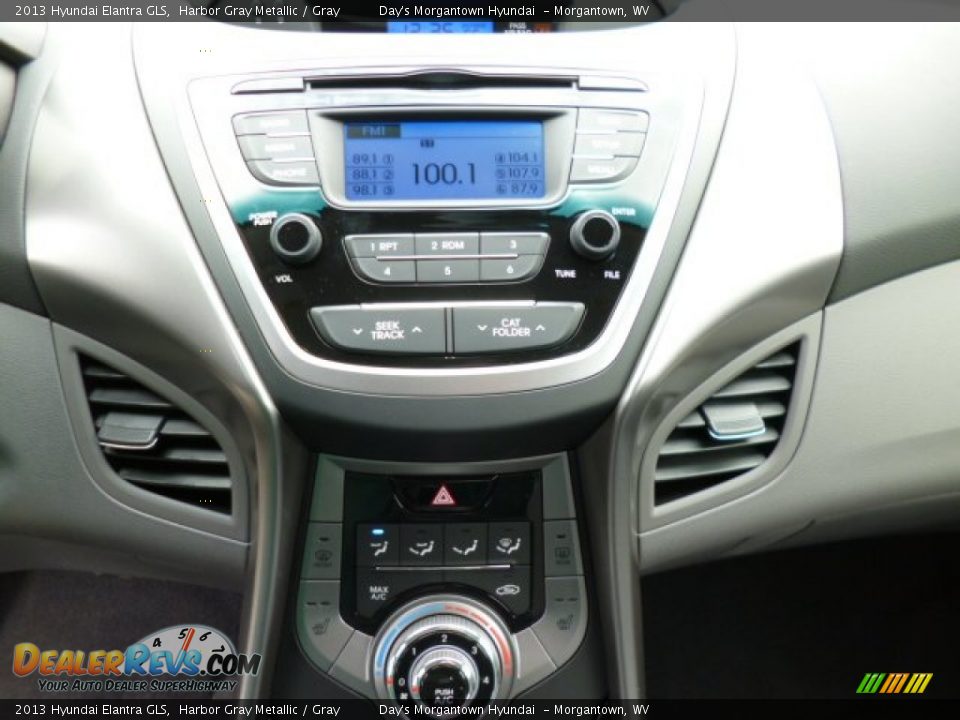 2013 Hyundai Elantra GLS Harbor Gray Metallic / Gray Photo #19