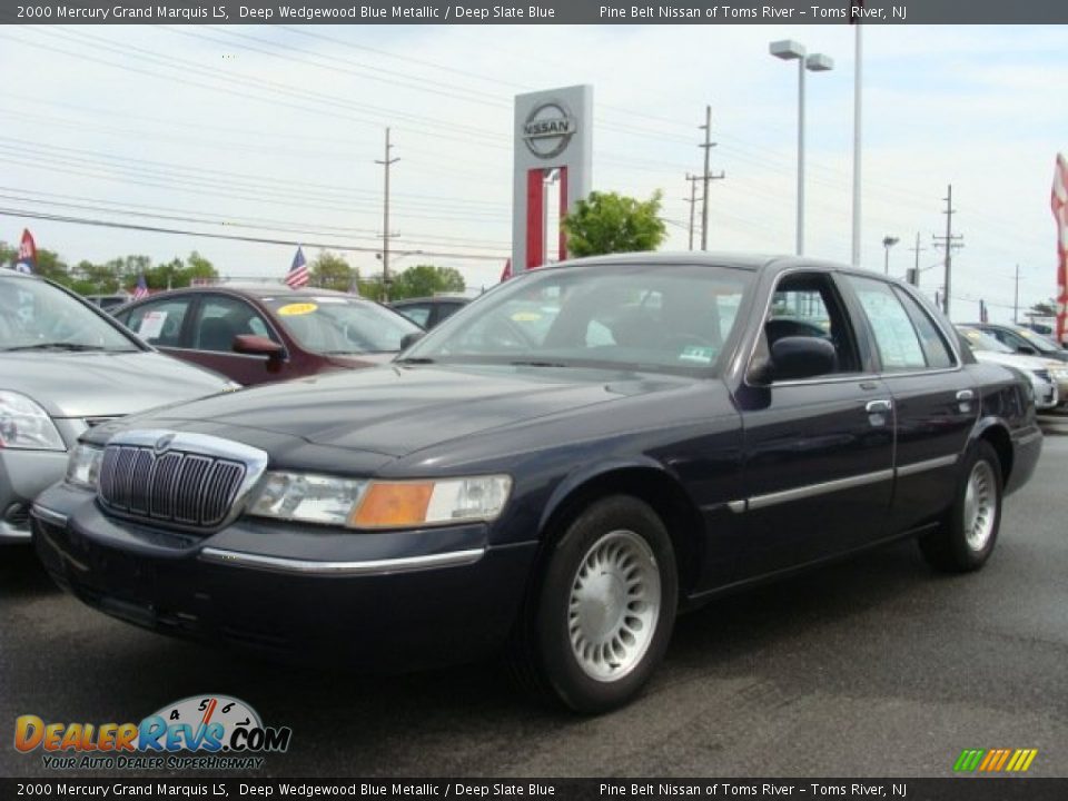 2000 Mercury Grand Marquis LS Deep Wedgewood Blue Metallic / Deep Slate Blue Photo #1