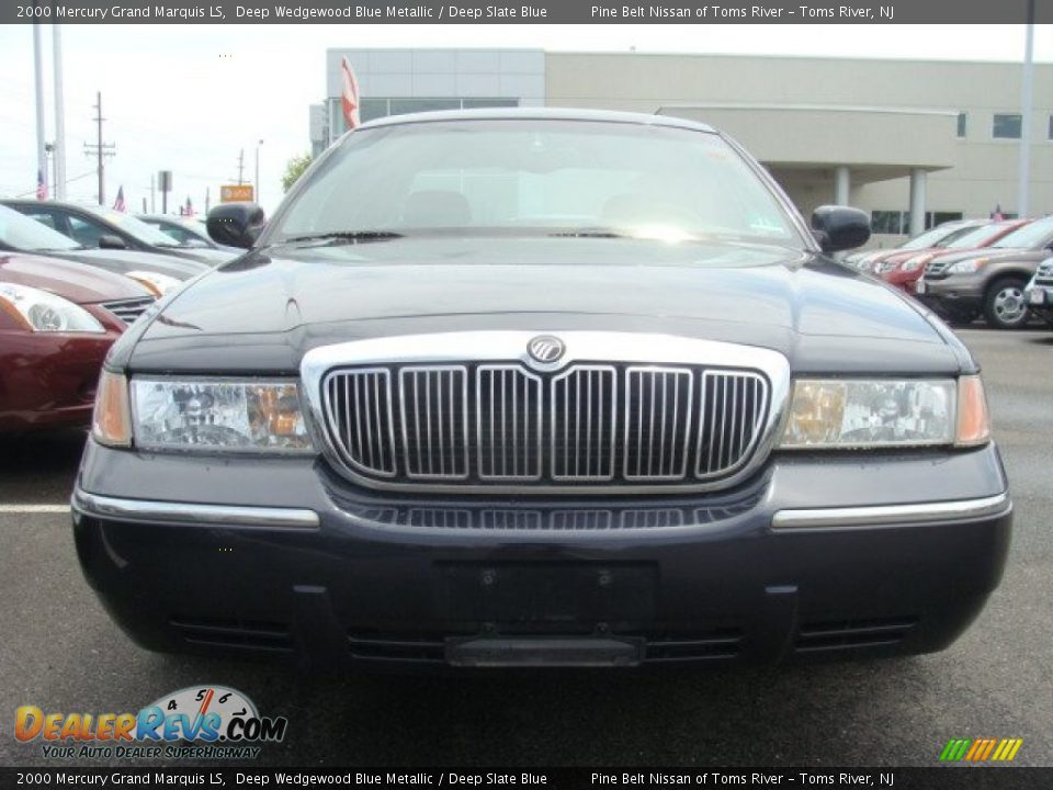 2000 Mercury Grand Marquis LS Deep Wedgewood Blue Metallic / Deep Slate Blue Photo #2