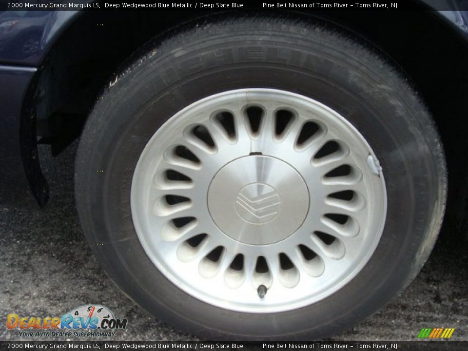 2000 Mercury Grand Marquis LS Deep Wedgewood Blue Metallic / Deep Slate Blue Photo #3