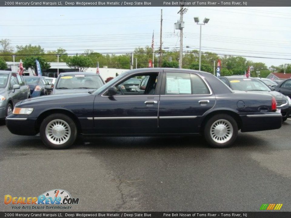 2000 Mercury Grand Marquis LS Deep Wedgewood Blue Metallic / Deep Slate Blue Photo #4