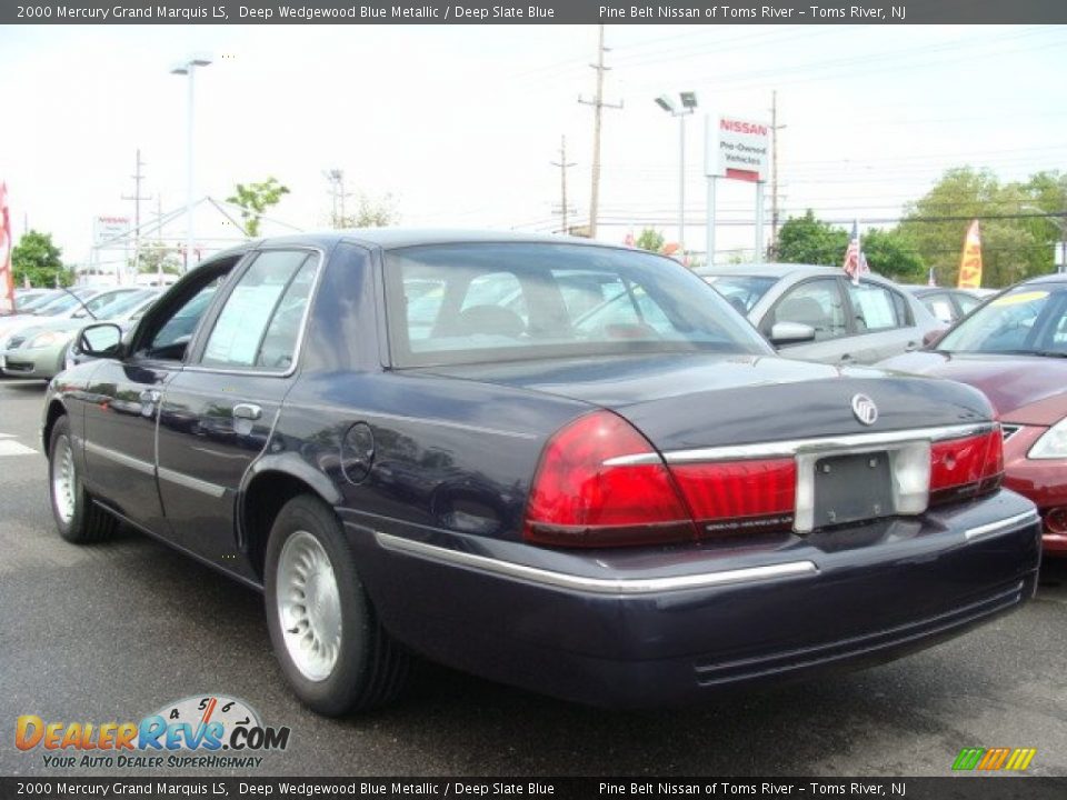 2000 Mercury Grand Marquis LS Deep Wedgewood Blue Metallic / Deep Slate Blue Photo #5