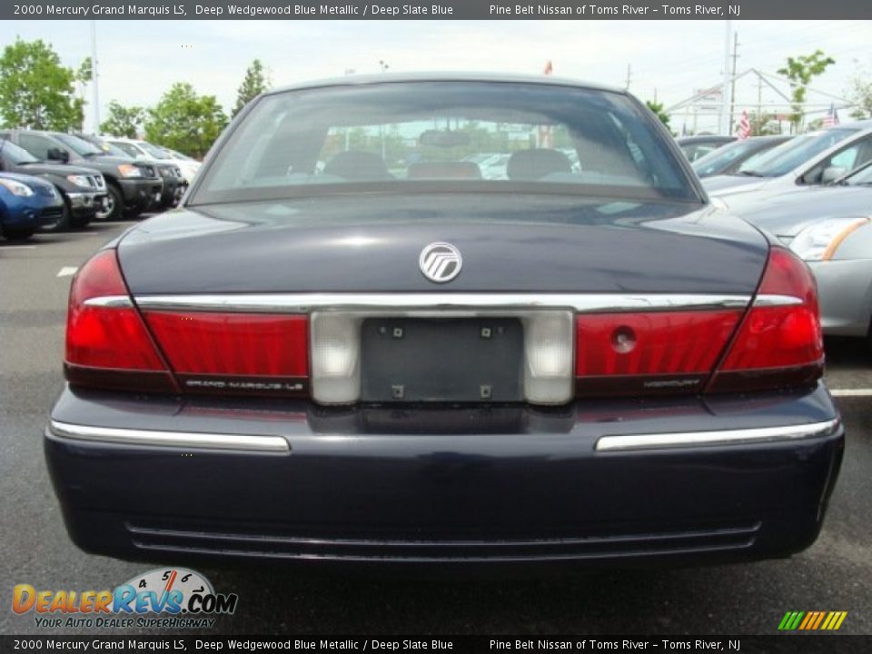 2000 Mercury Grand Marquis LS Deep Wedgewood Blue Metallic / Deep Slate Blue Photo #6