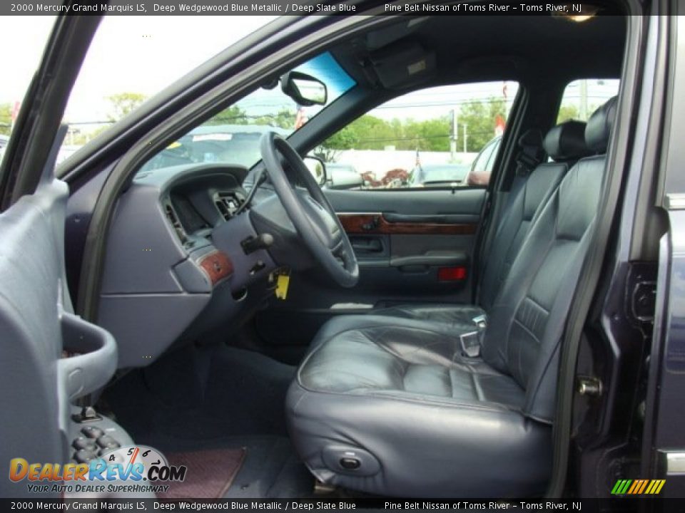 2000 Mercury Grand Marquis LS Deep Wedgewood Blue Metallic / Deep Slate Blue Photo #9