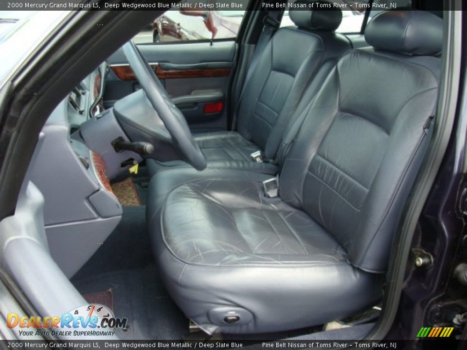 2000 Mercury Grand Marquis LS Deep Wedgewood Blue Metallic / Deep Slate Blue Photo #10