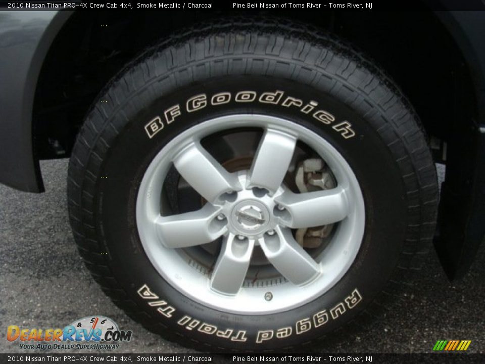 2010 Nissan Titan PRO-4X Crew Cab 4x4 Smoke Metallic / Charcoal Photo #3