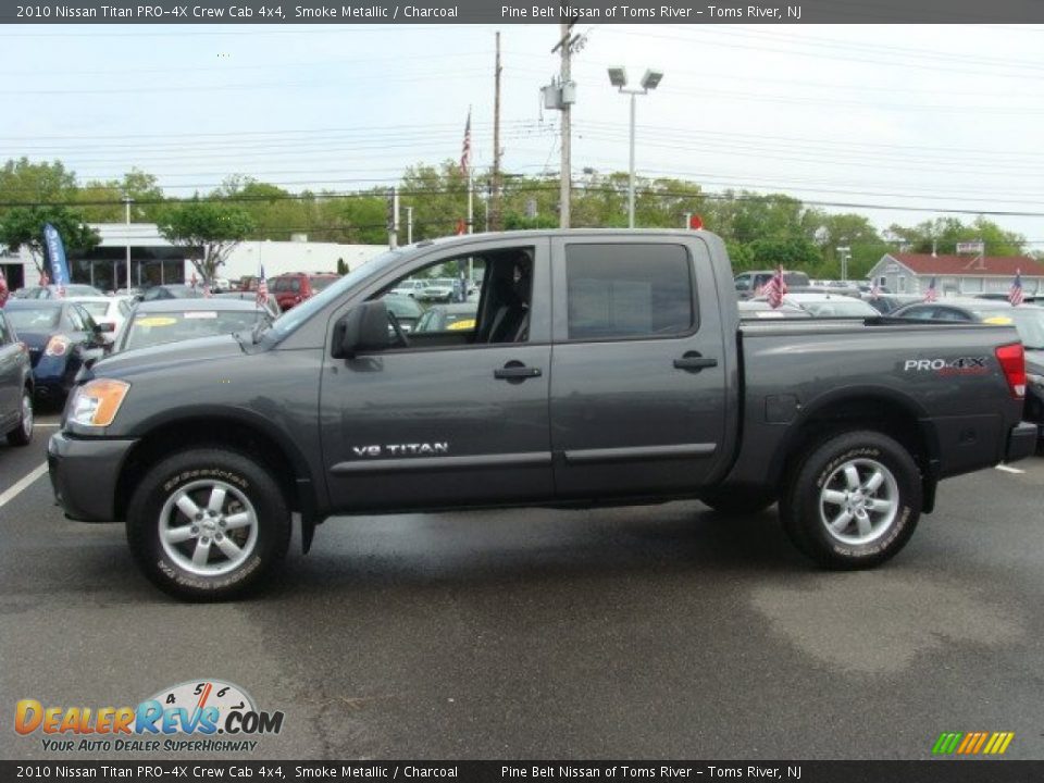 Smoke Metallic 2010 Nissan Titan PRO-4X Crew Cab 4x4 Photo #4