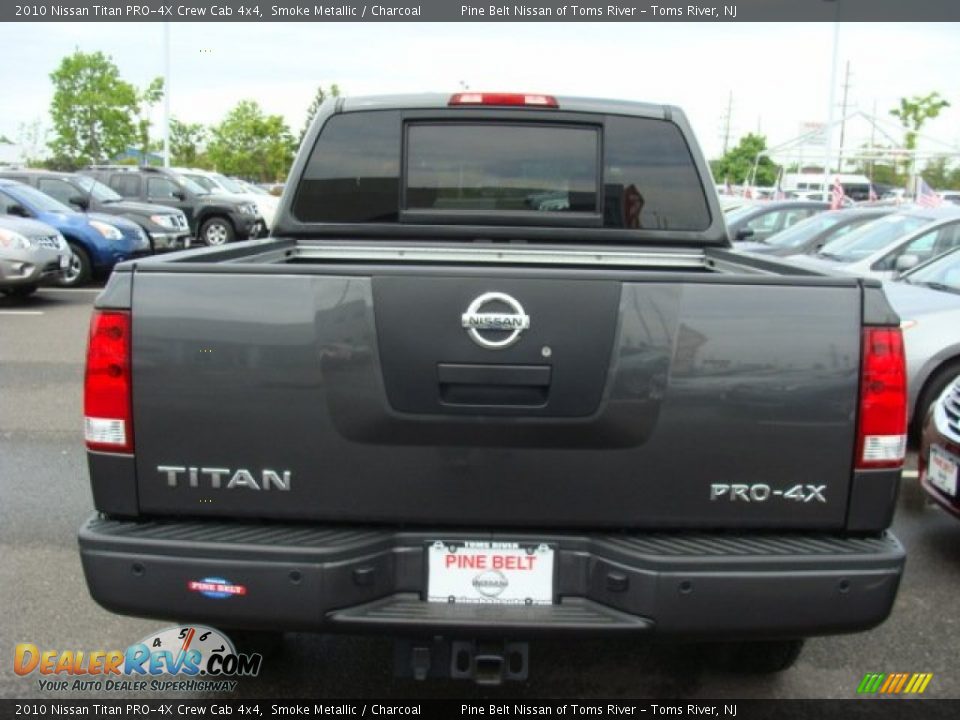 2010 Nissan Titan PRO-4X Crew Cab 4x4 Smoke Metallic / Charcoal Photo #6