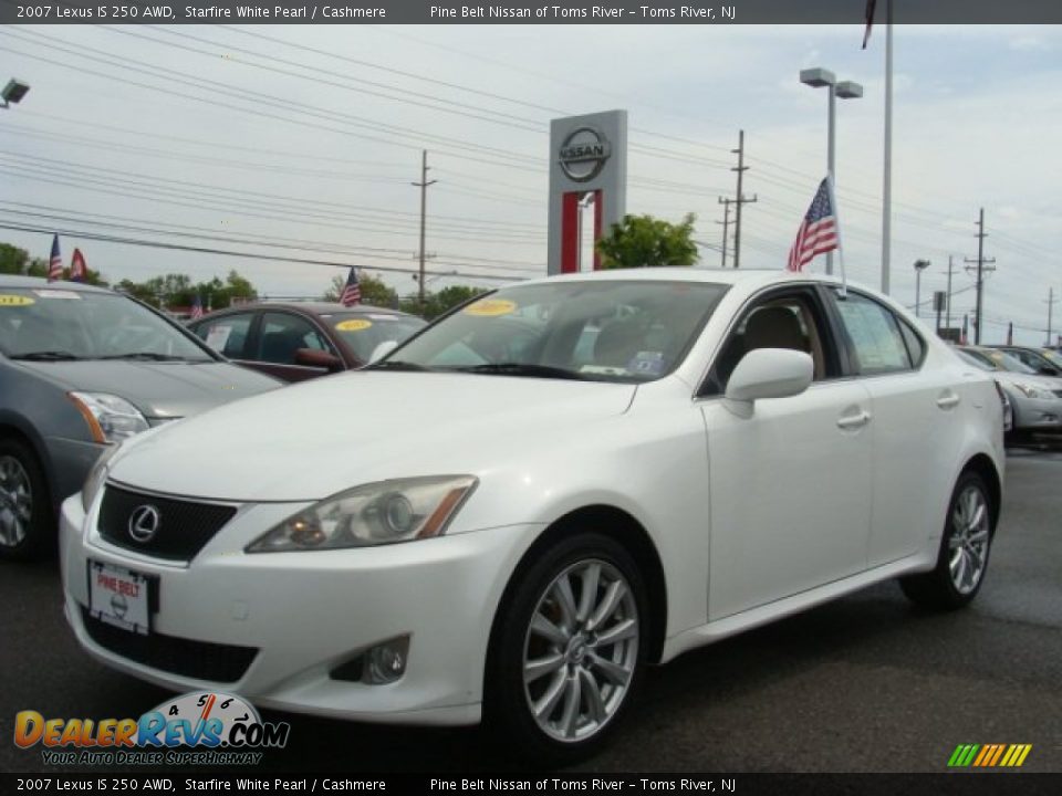 2007 Lexus IS 250 AWD Starfire White Pearl / Cashmere Photo #1