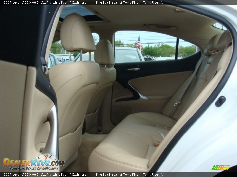 2007 Lexus IS 250 AWD Starfire White Pearl / Cashmere Photo #7