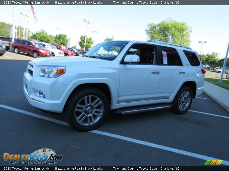 2013 Toyota 4Runner Limited 4x4 Blizzard White Pearl / Black Leather Photo #3