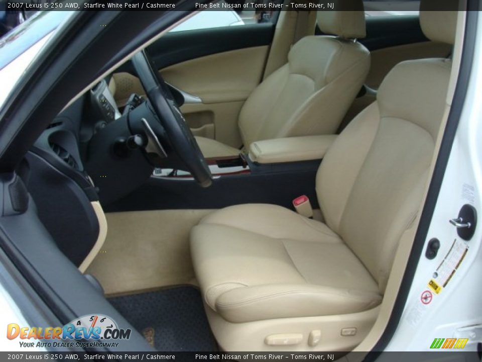 2007 Lexus IS 250 AWD Starfire White Pearl / Cashmere Photo #11