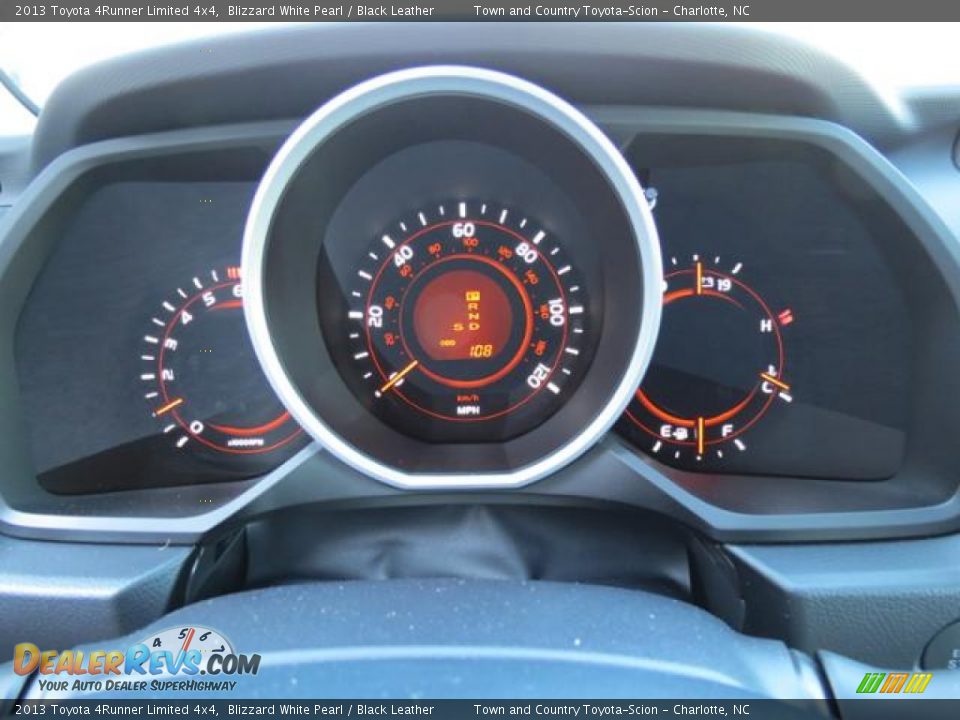 2013 Toyota 4Runner Limited 4x4 Blizzard White Pearl / Black Leather Photo #14