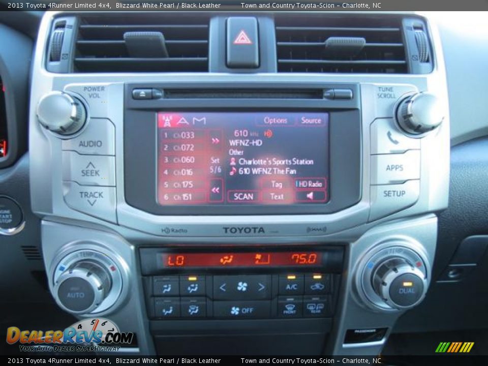 2013 Toyota 4Runner Limited 4x4 Blizzard White Pearl / Black Leather Photo #16