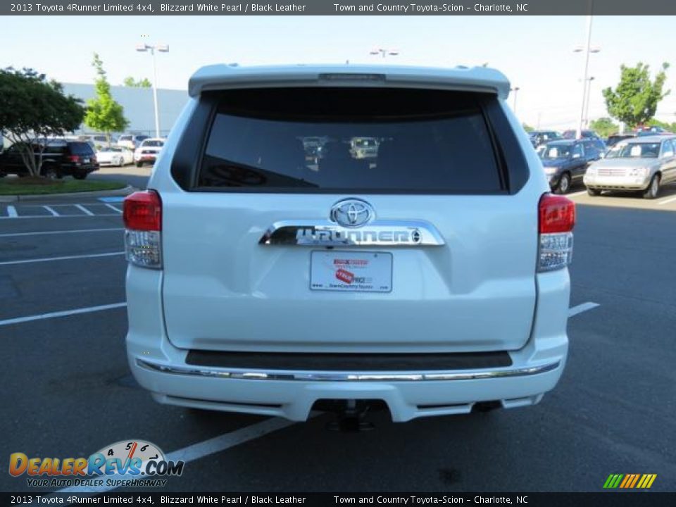 2013 Toyota 4Runner Limited 4x4 Blizzard White Pearl / Black Leather Photo #23