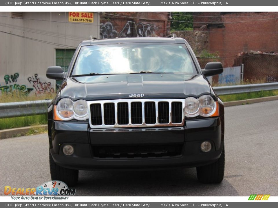 2010 Jeep Grand Cherokee Laredo 4x4 Brilliant Black Crystal Pearl / Dark Slate Gray Photo #5
