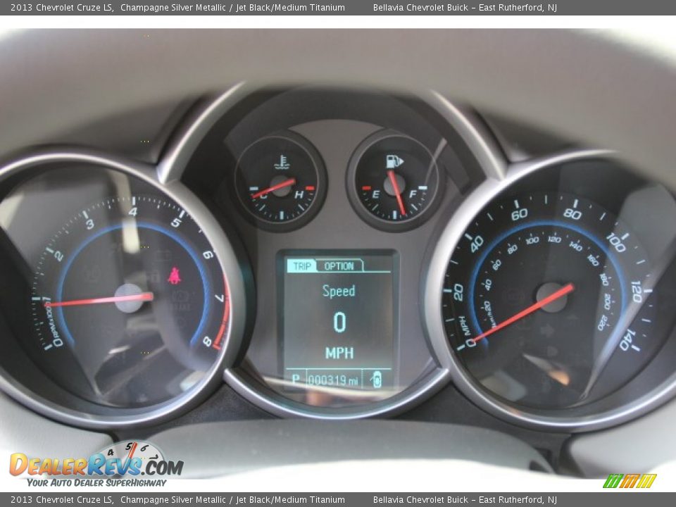 2013 Chevrolet Cruze LS Champagne Silver Metallic / Jet Black/Medium Titanium Photo #8