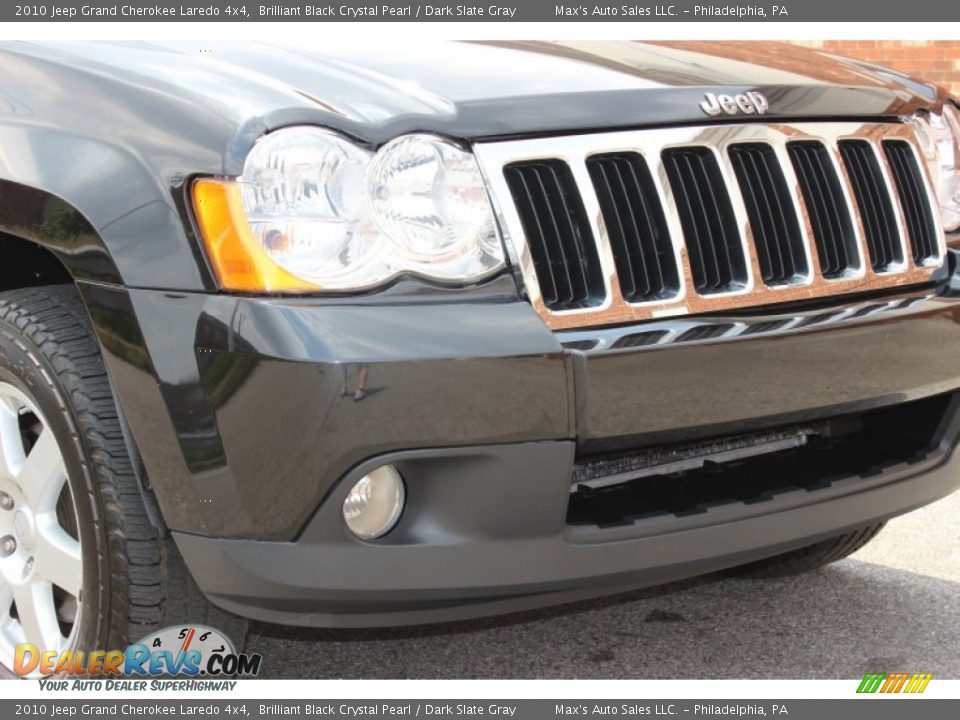 2010 Jeep Grand Cherokee Laredo 4x4 Brilliant Black Crystal Pearl / Dark Slate Gray Photo #25