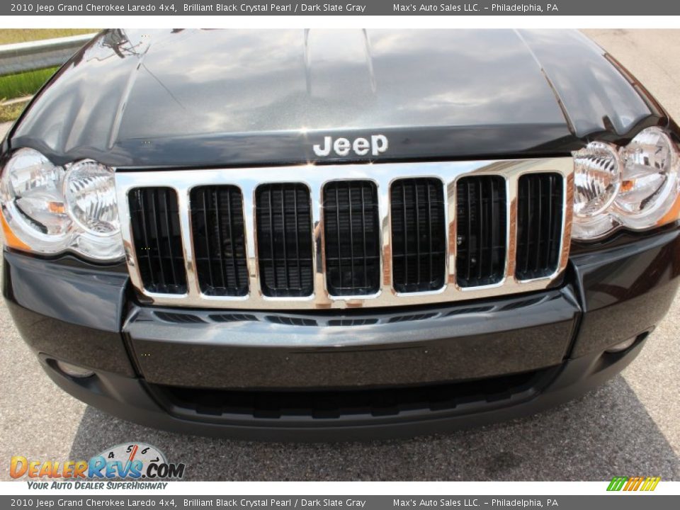 2010 Jeep Grand Cherokee Laredo 4x4 Brilliant Black Crystal Pearl / Dark Slate Gray Photo #26