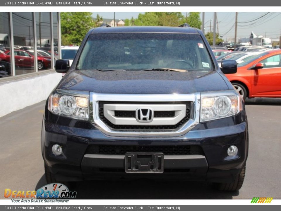 2011 Honda Pilot EX-L 4WD Bali Blue Pearl / Gray Photo #2
