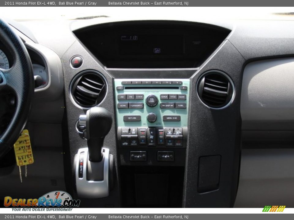 2011 Honda Pilot EX-L 4WD Bali Blue Pearl / Gray Photo #9