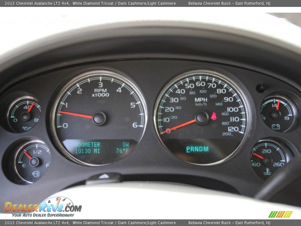 2013 Chevrolet Avalanche LTZ 4x4 White Diamond Tricoat / Dark Cashmere/Light Cashmere Photo #8