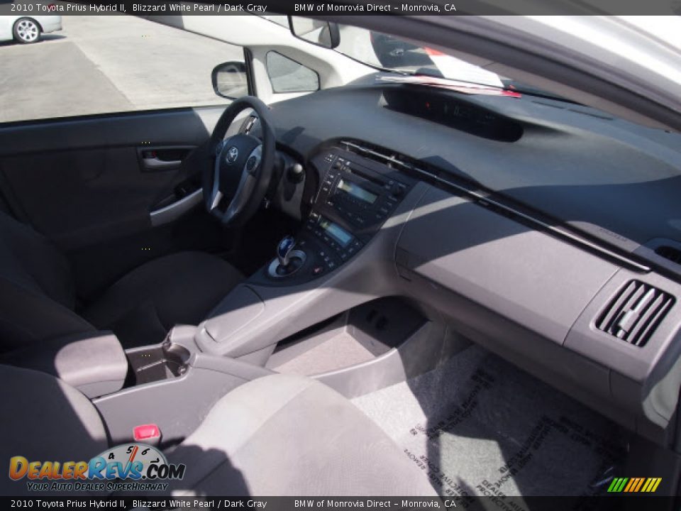 2010 Toyota Prius Hybrid II Blizzard White Pearl / Dark Gray Photo #3