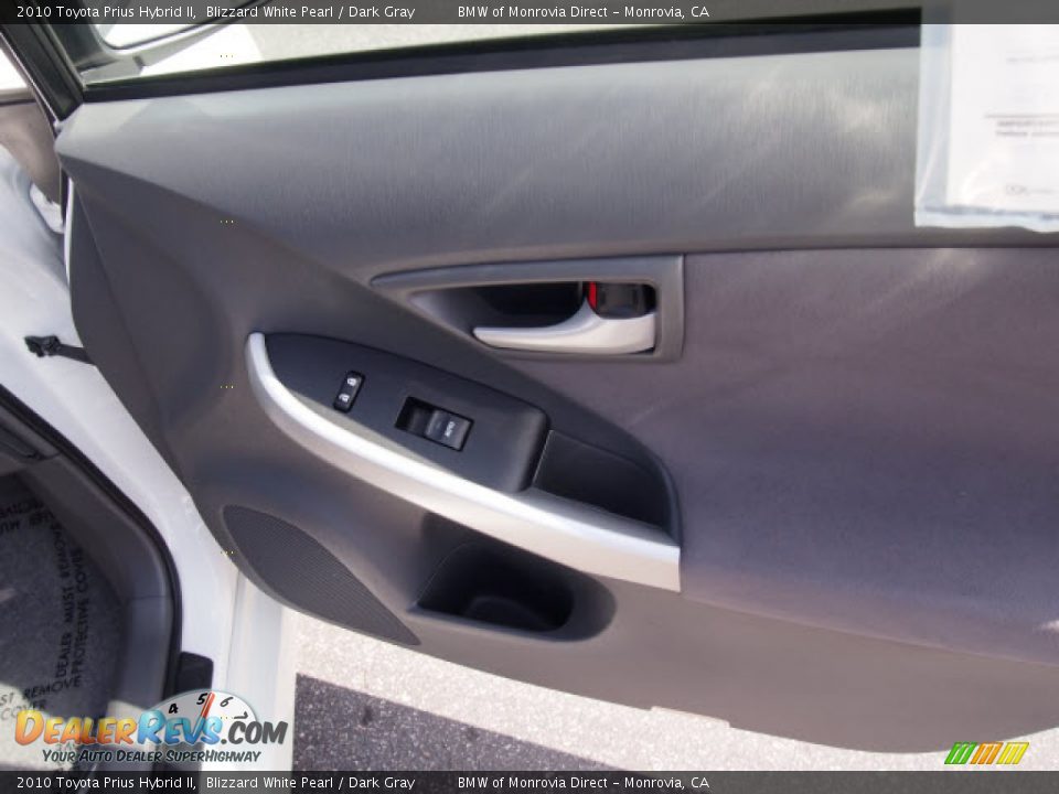 2010 Toyota Prius Hybrid II Blizzard White Pearl / Dark Gray Photo #4