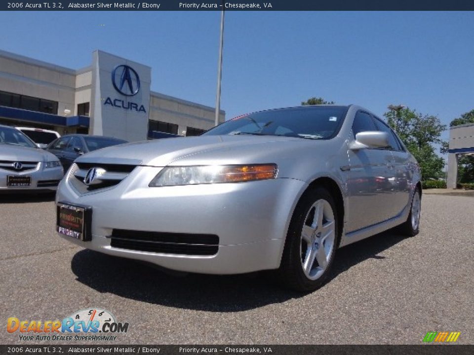 2006 Acura TL 3.2 Alabaster Silver Metallic / Ebony Photo #1