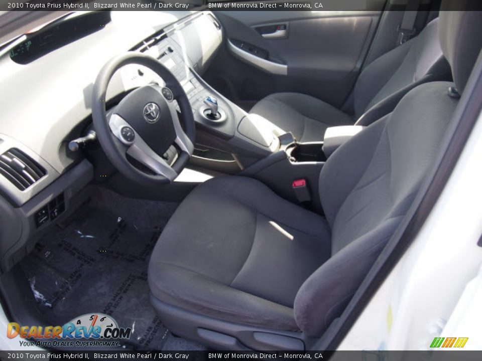 2010 Toyota Prius Hybrid II Blizzard White Pearl / Dark Gray Photo #14