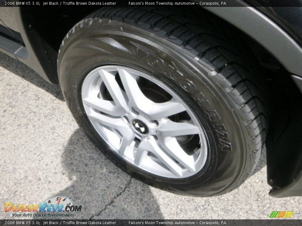 2006 BMW X5 3.0i Jet Black / Truffle Brown Dakota Leather Photo #9